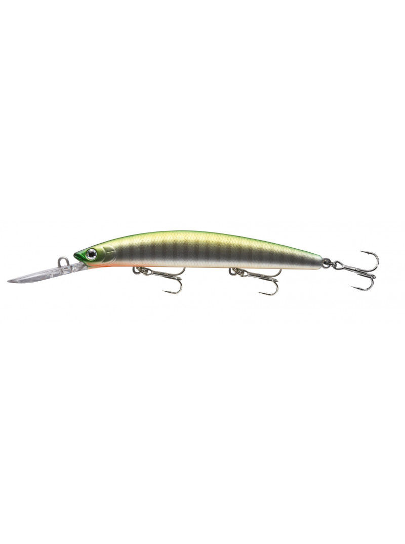 Daiwa Tournament Double Clutch Lime Perch Vobler 9,5 cm